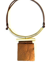 Monica Krexa Necklace -  MK-MADRID CHOCOLATE