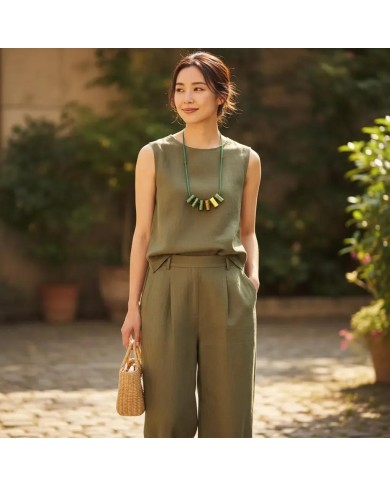 Monica Krexa Necklace - MK-MILANO GREEN