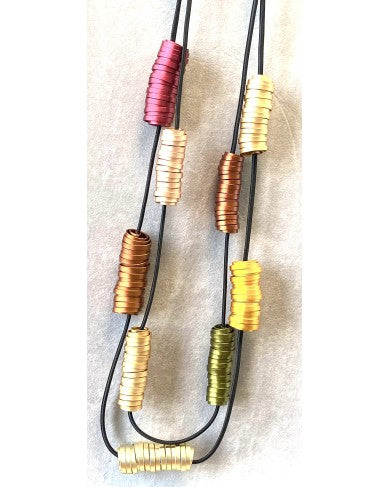 Monica Krexa Necklace - MK-QUEBEC BURGUNDY