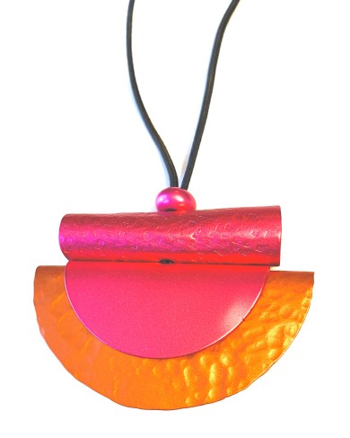 Monica Krexa Necklace - MK-RIO FUCHSIA/ORANGE