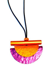 Monica Krexa Necklace - MK-RIO ORANGE/PURPLE