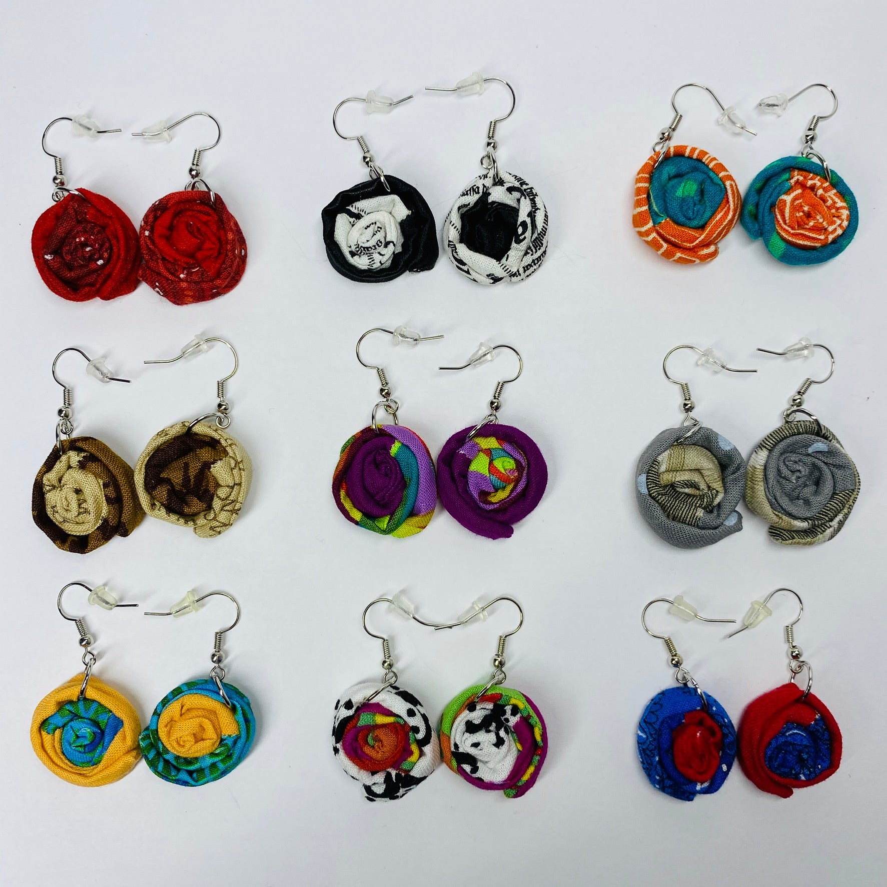 FICKLESTICKS Millefiori Earrings - REDS