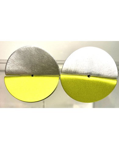 Monica Krexa Earrings - MKE-EARRINGS CHICAGO CHARTREUSE