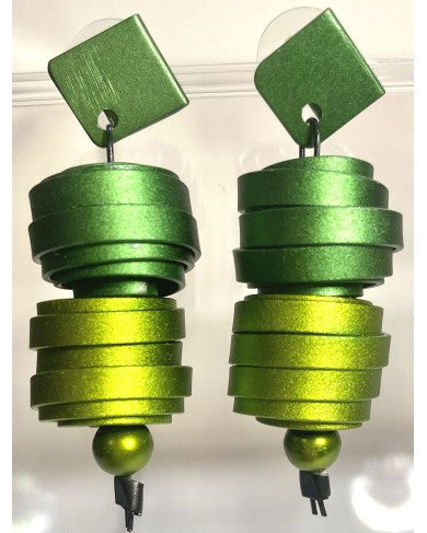 Monica Krexa Earrings - MKE-EARRINGS MONTREAL GREEN