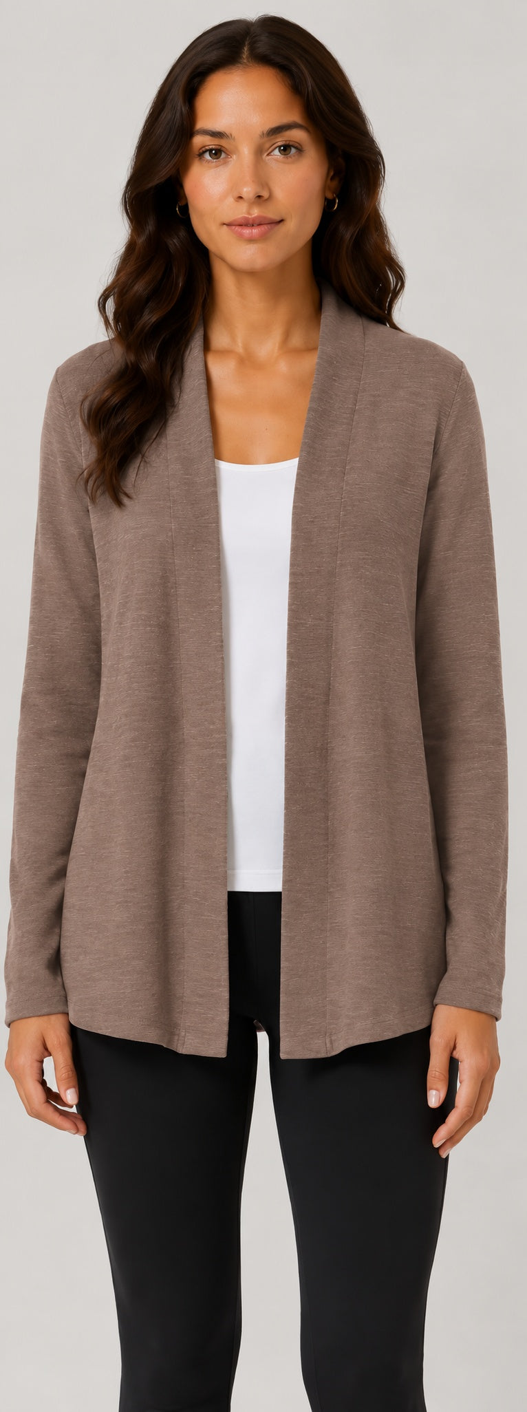 Prairie Cotton by CMC Slub French Terry Open Cardigan - SB595