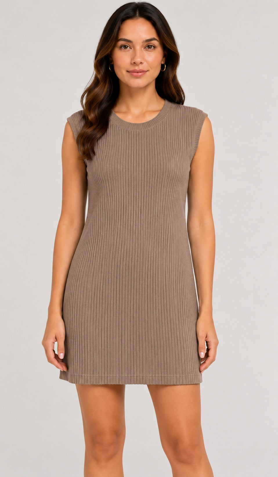 Prairie Cotton by CMC Rib Tank Dress - 4039