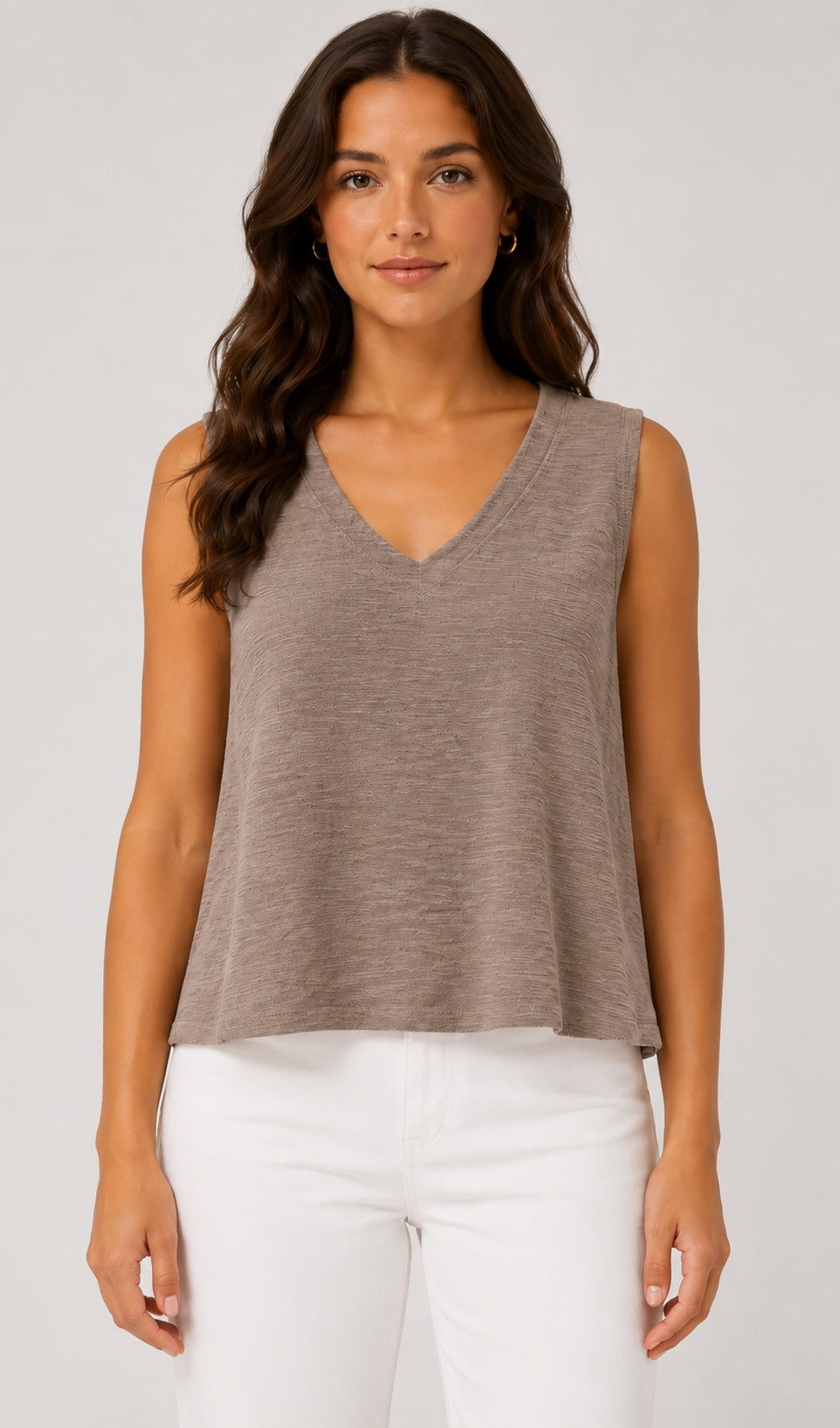Prairie Cotton by CMC Slub French Terry Tank Top - SB710