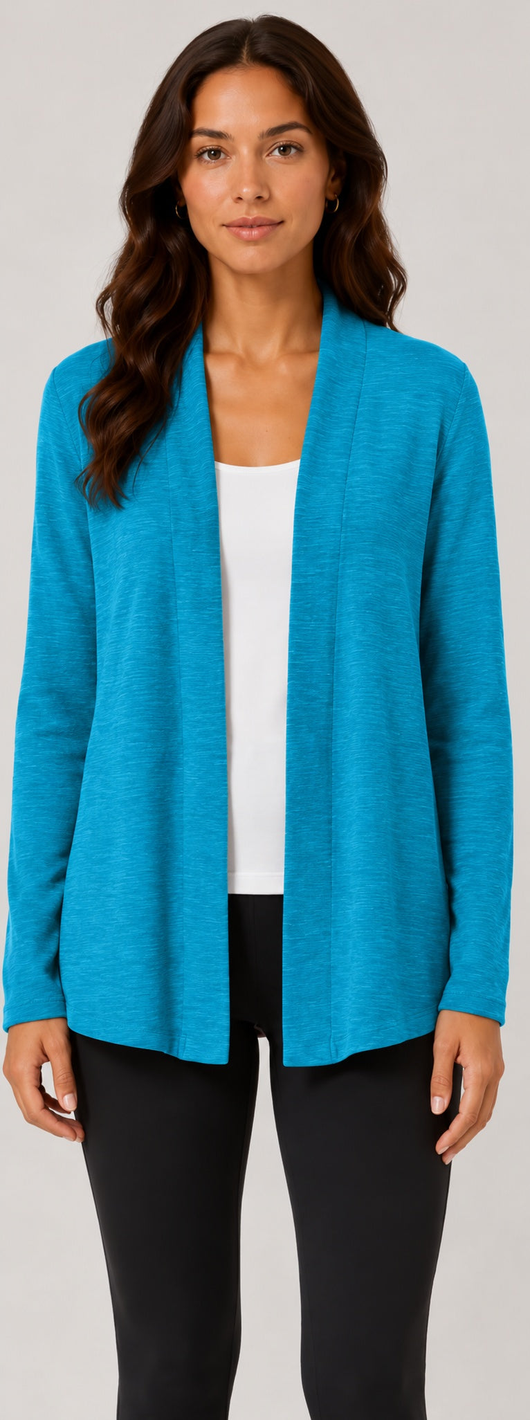 Prairie Cotton by CMC Slub French Terry Open Cardigan - SB595