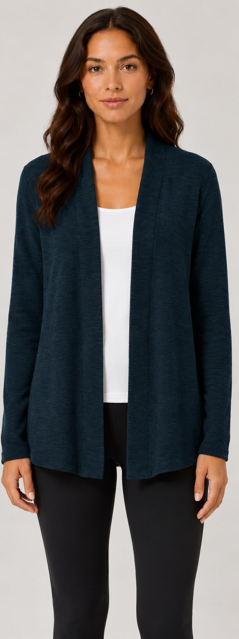 Prairie Cotton by CMC Slub French Terry Open Cardigan - SB595