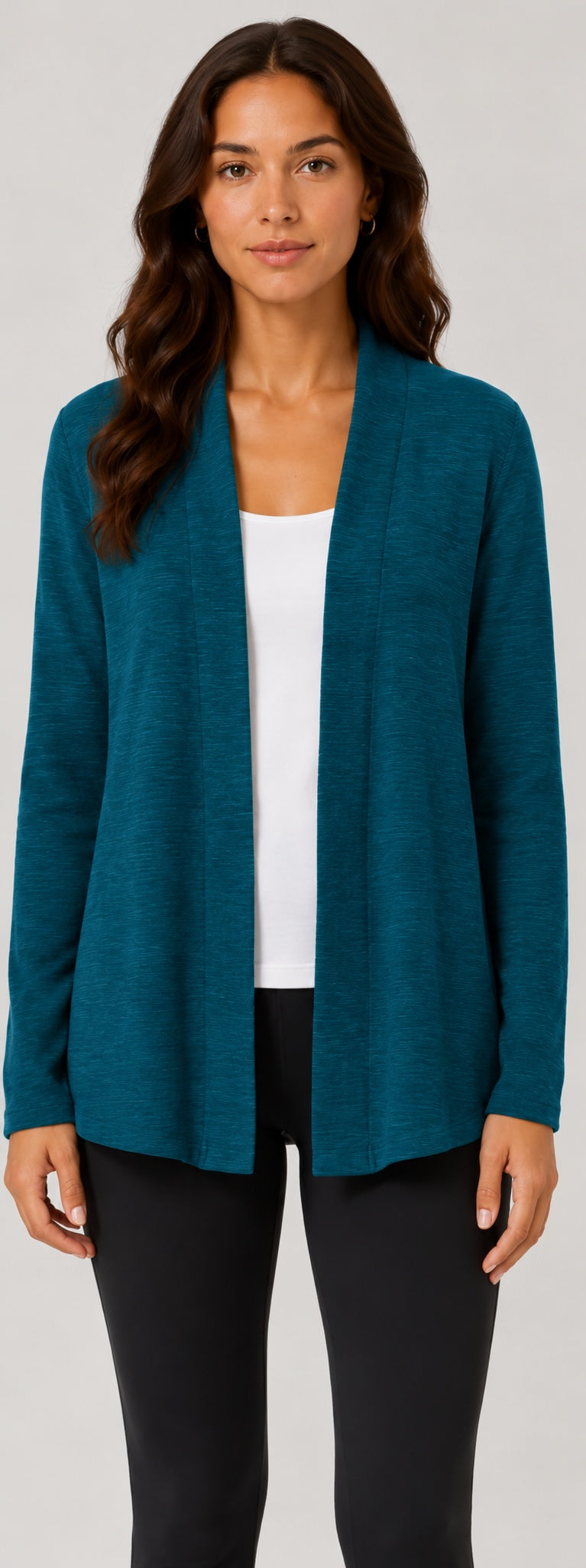 Prairie Cotton by CMC Slub French Terry Open Cardigan - SB595