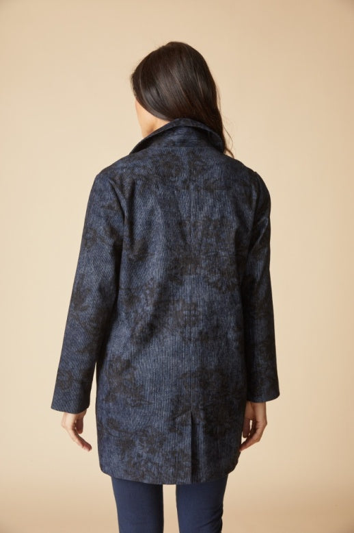 Habitat Lux Cord Paris Car Coat - 47427 - NAVY