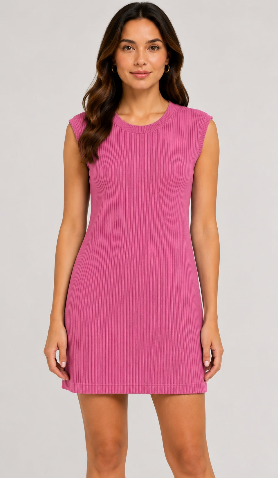 Prairie Cotton by CMC Rib Tank Dress - 4039