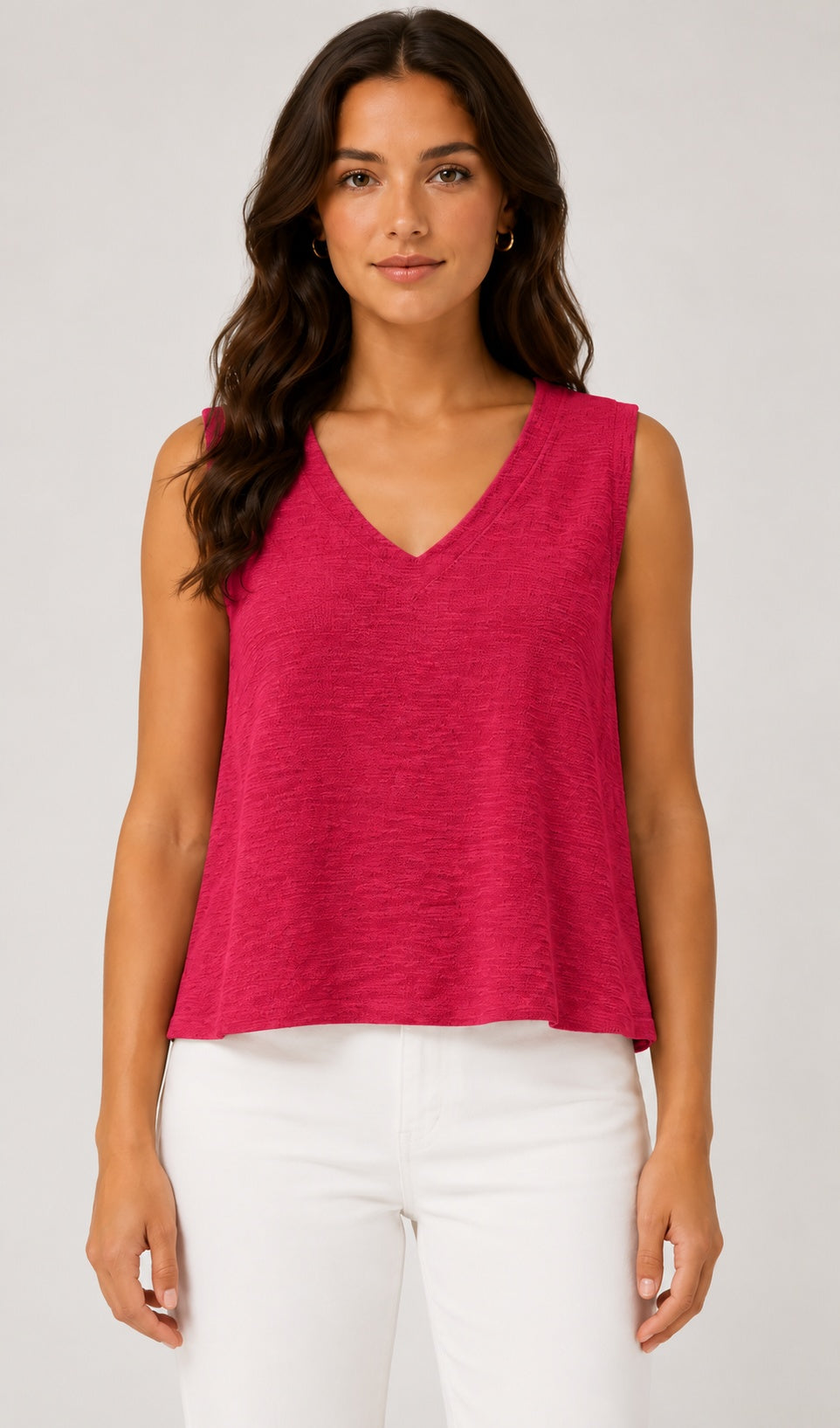 Prairie Cotton by CMC Slub French Terry Tank Top - SB710