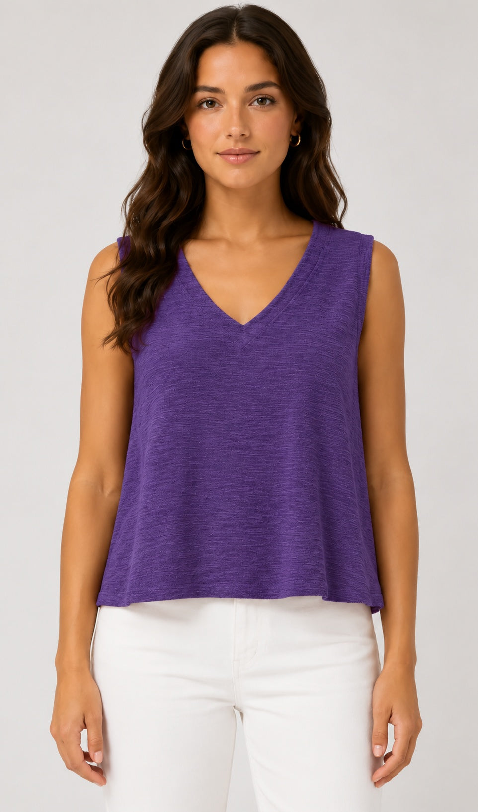 Prairie Cotton by CMC Slub French Terry Tank Top - SB710