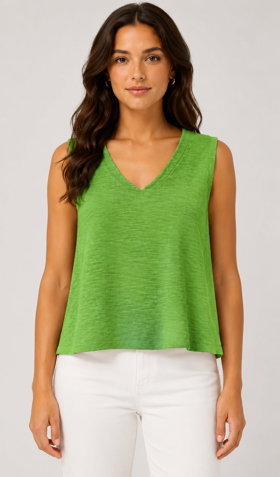 Prairie Cotton by CMC Slub French Terry Tank Top - SB710