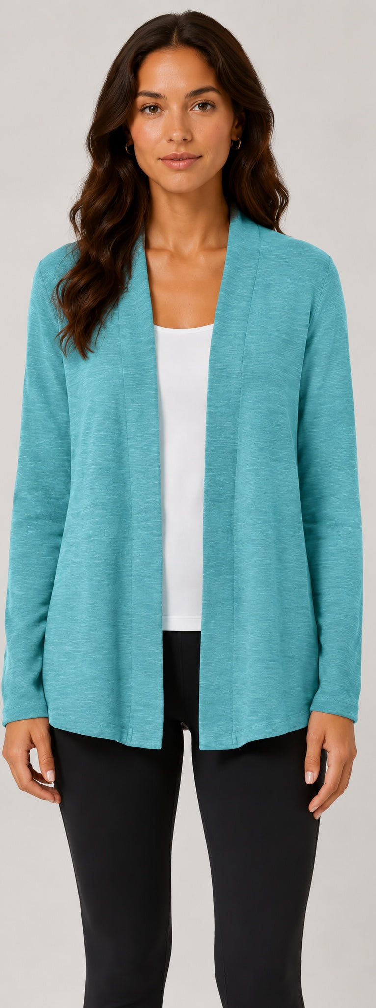 Prairie Cotton by CMC Slub French Terry Open Cardigan - SB595