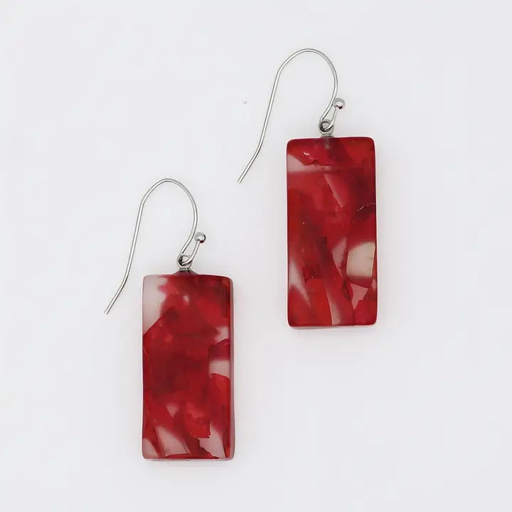 SYLCA Red Vega Earrings - LS23E09 - RED
