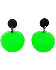 CHRISTINA BRAMPTI EARRINGS - CB-PLEXI S1444N TRANSPARENT GREEN