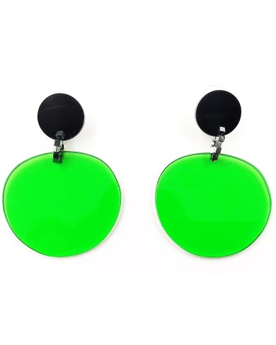 CHRISTINA BRAMPTI EARRINGS - CB-PLEXI S1444N TRANSPARENT GREEN