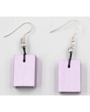 CHRISTINA BRAMPTI EARRINGS - CB-CUBIC S1499Q - 1 CUBE - MAUVE