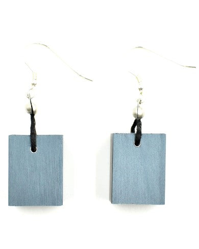CHRISTINA BRAMPTI EARRINGS - CB-CUBIC S1499E - 1 CUBE - HEMATITE
