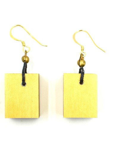 CHRISTINA BRAMPTI EARRINGS - CB-CUBIC S1499F - 1 CUBE - GOLD