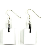 CHRISTINA BRAMPTI EARRINGS - CB-CUBIC S1499L - 1 CUBE - WHITE