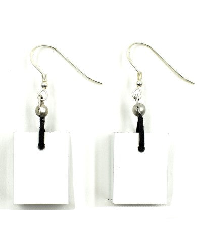 CHRISTINA BRAMPTI EARRINGS - CB-CUBIC S1499L - 1 CUBE - WHITE