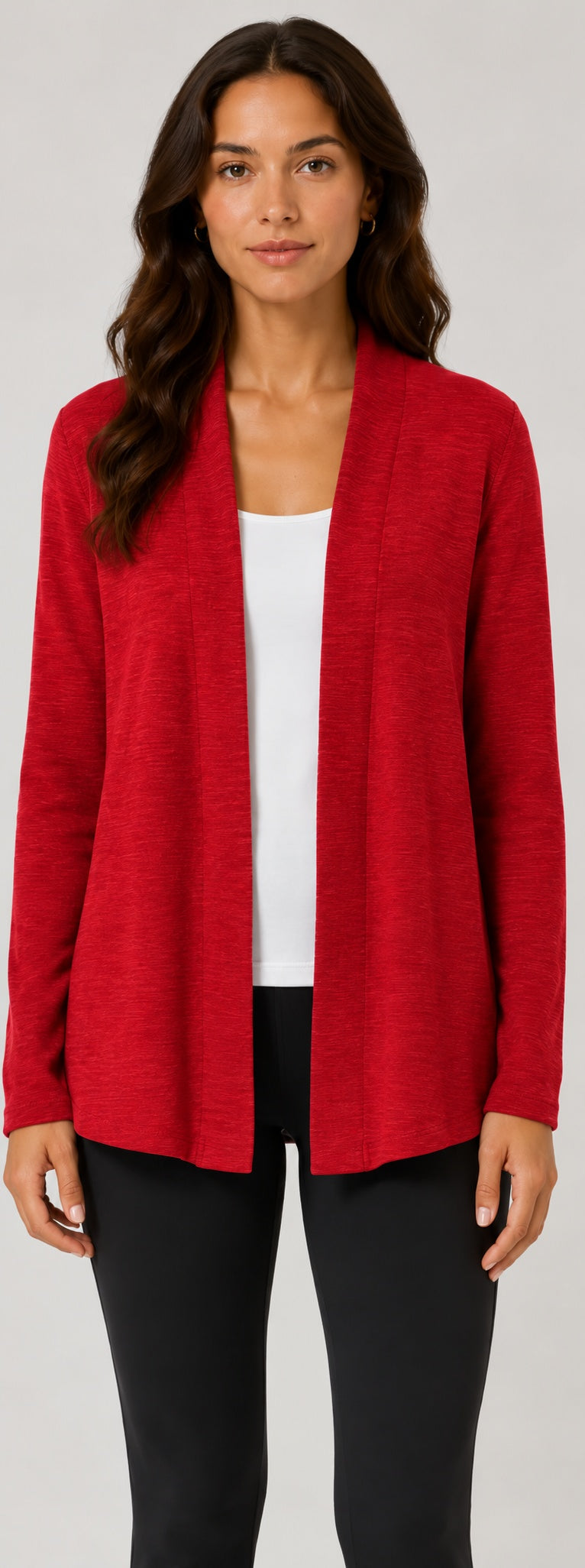 Prairie Cotton by CMC Slub French Terry Open Cardigan - SB595
