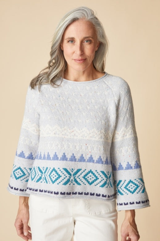 Habitat Snow Day Alpine Sweater - 89455 - MIST