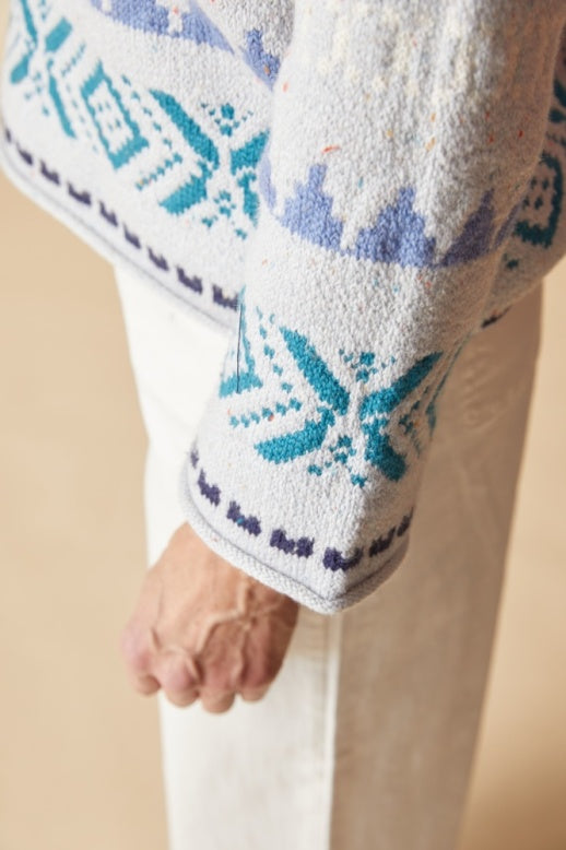Habitat Snow Day Alpine Sweater - 89455 - MIST