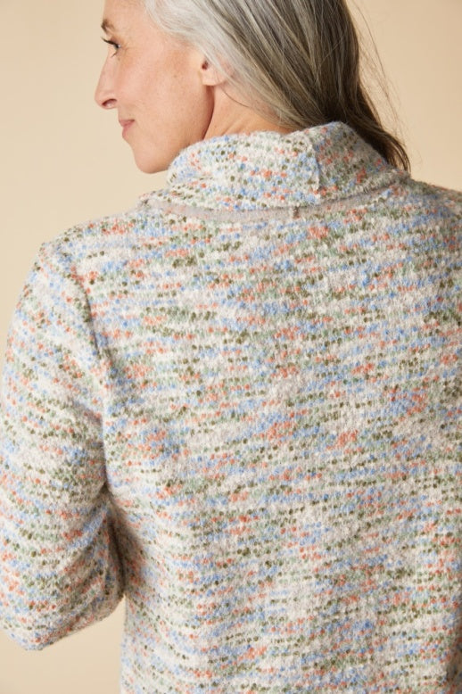 Habitat Soft Speckle Speckled Cowl Top - 11510 - BLACK (NOT DOVE)