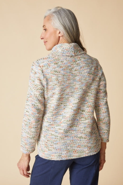 Habitat Soft Speckle Speckled Cowl Top - 11510 - BLACK (NOT DOVE)