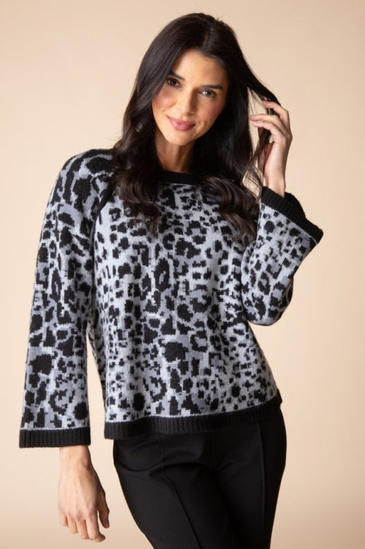 Habitat Seeing Spots Feline Fine Pullover - 88501 - SLATE