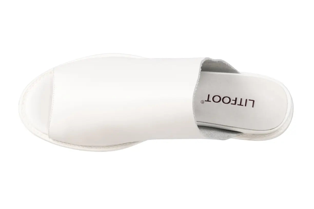 LitFoot Open Toe Slipper - WHITE