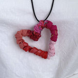 FICKLESTICKS Twisted Heart Necklace - PINKS