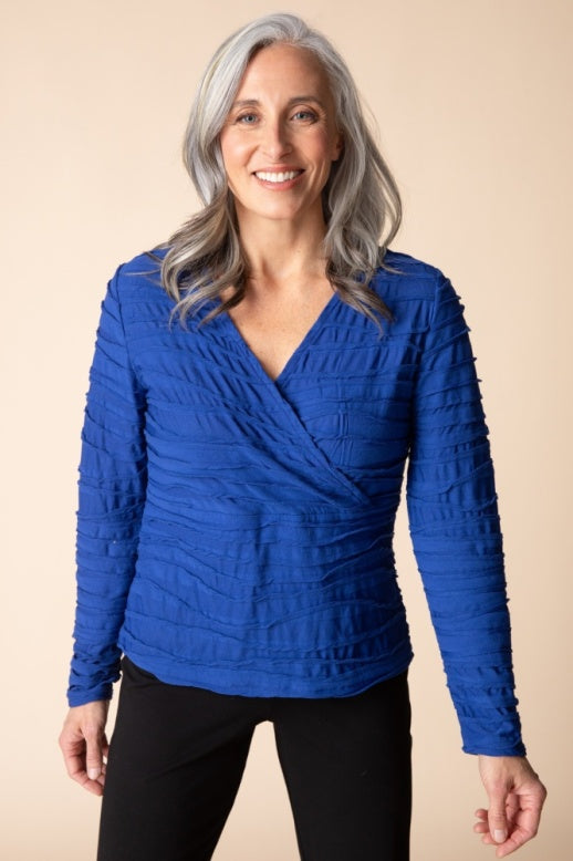 Habitat City Wave Skyline Wrap Top - 12001 - TWILIGHT