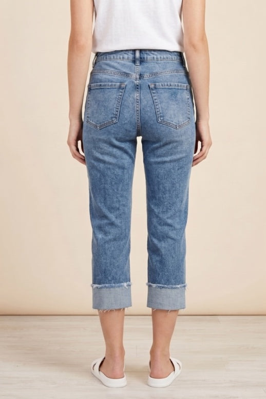 Habitat Stretch Denim Embroidered Jean - 11874 - LIGHT DENIM