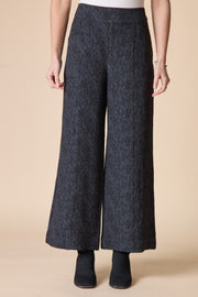 Habitat Crinkle Crepe Leaves Aria Pant - 20062 - BLACK
