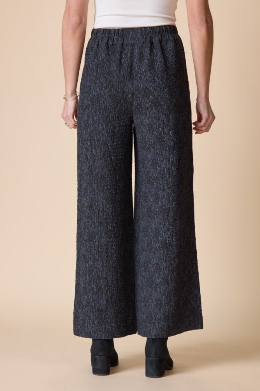 Habitat Crinkle Crepe Leaves Aria Pant - 20062 - BLACK