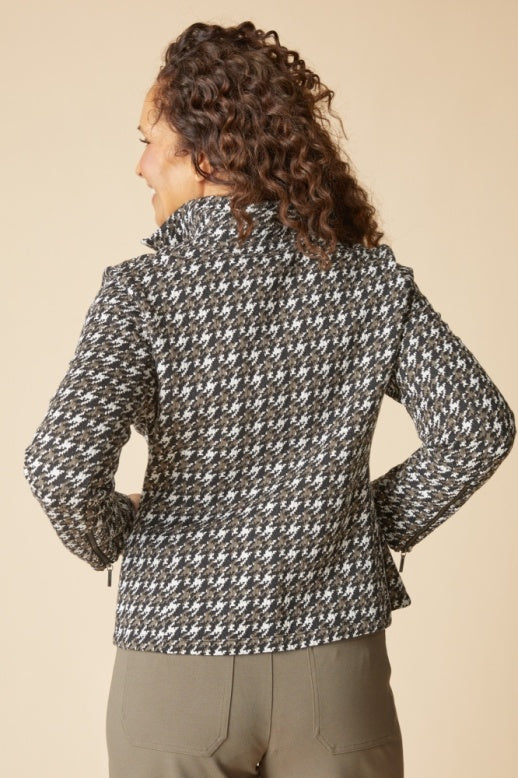 Habitat Luxe Ponte Print Madison Jacket - 12617 - UMBER MULTI