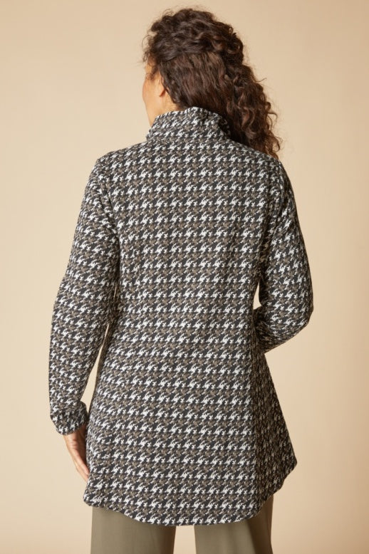 Habitat Luxe Ponte Print Soho Jacket - 12611 - UMBER MULTI