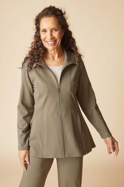 Habitat Luxe Ponte Solid Soho Jacket - 10611 - UMBER
