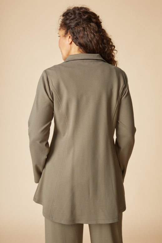 Habitat Luxe Ponte Solid Soho Jacket - 10611 - UMBER