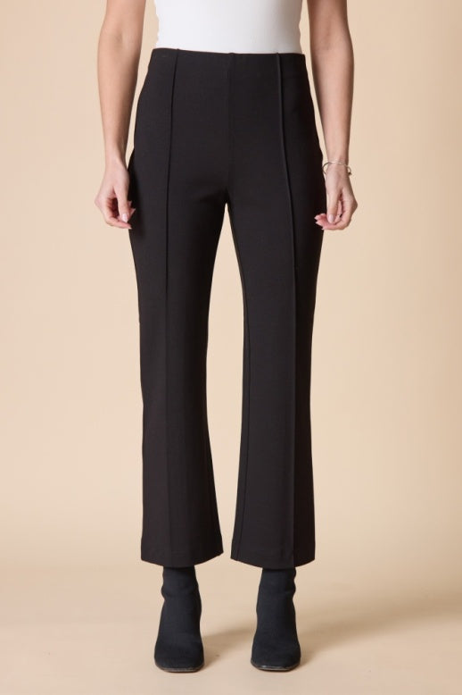 Habitat Luxe Ponte Solid Kickflare Pant - 10672 - BLACK