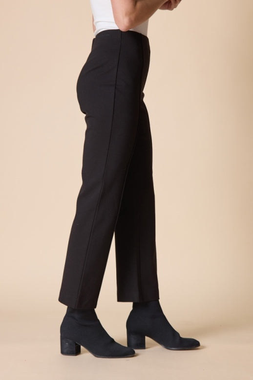 Habitat Luxe Ponte Solid Kickflare Pant - 10672 - BLACK