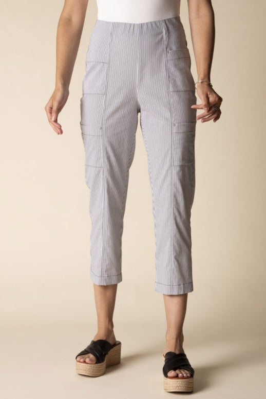 Habitat Cool Tech Stripe Seaside Capri - 18365 - WHITE