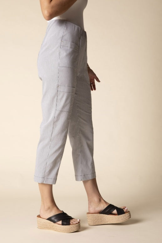 Habitat Cool Tech Stripe Seaside Capri - 18365 - WHITE