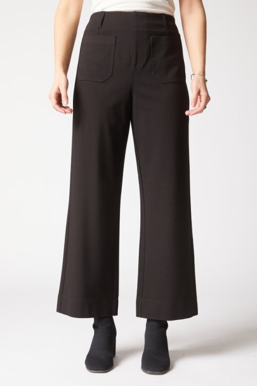 Habitat Luxe Ponte Solid Flood Pant - 10676 - BLACK