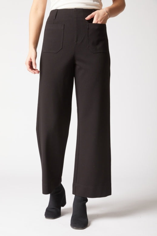 Habitat Luxe Ponte Solid Flood Pant - 10676 - BLACK